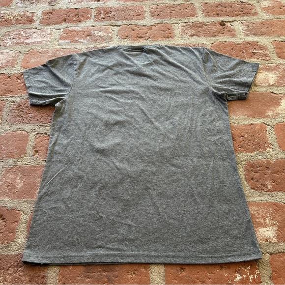 Yoga Unicorn Cobra Pose Exhale Short Sleeve Men's Large T-Shirt Heathered Grey - Picture 9 of 10